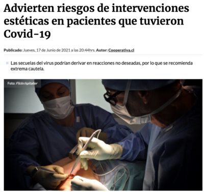Doctor Esteban Torres y riesgos de intervenciones estéticas, Wam Center